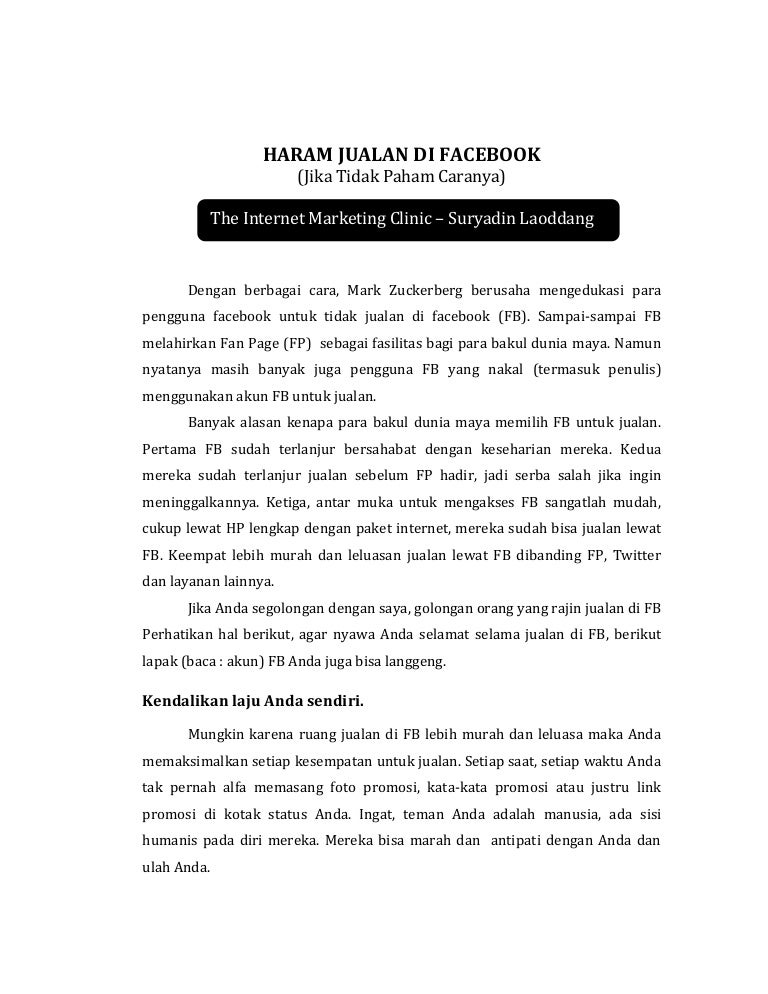 Contoh Kalimat Promosi Oriflame