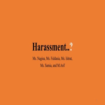 Types of Workplace Harassment - Understanding, Recognising, and ...