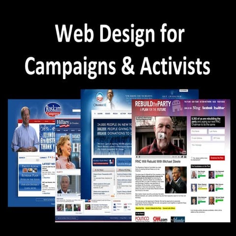 Webdesign for Advocacy and Campaigns