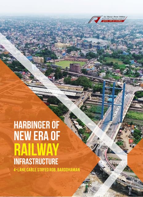 Harbinger of New Era of Railway Infrastructure - 4 lane Cable stayed ROB with...