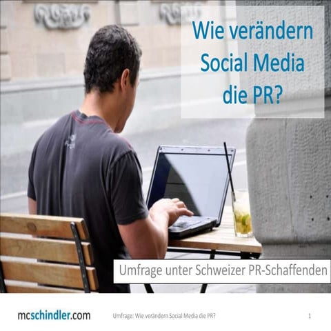 Schweizer Umfrage: Wie verändern Social Media die PR?