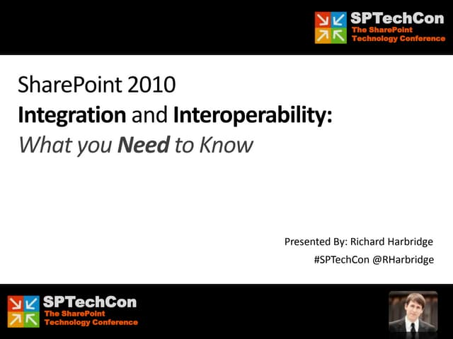 SharePoint 2010 Integration and Interoperability: What You Need to Know by Ri...