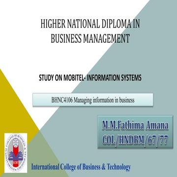 Management Information System