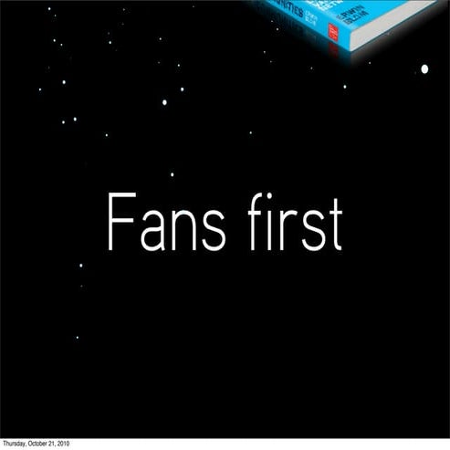 Music & media: FANS FIRST!