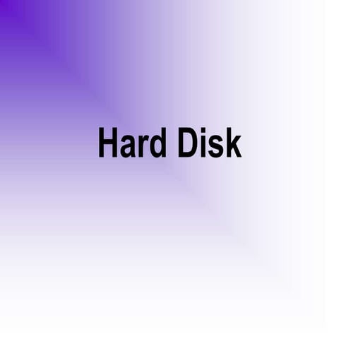 Hard disk