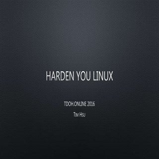 Harden Your Linux