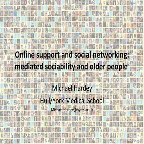 Older people and Social Networking Sites