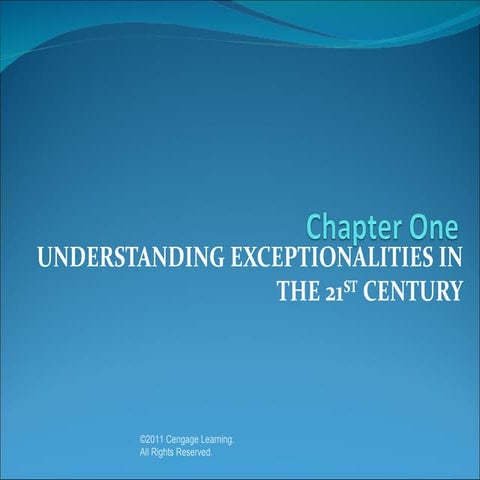 Human Exceptionality Chapter 1
