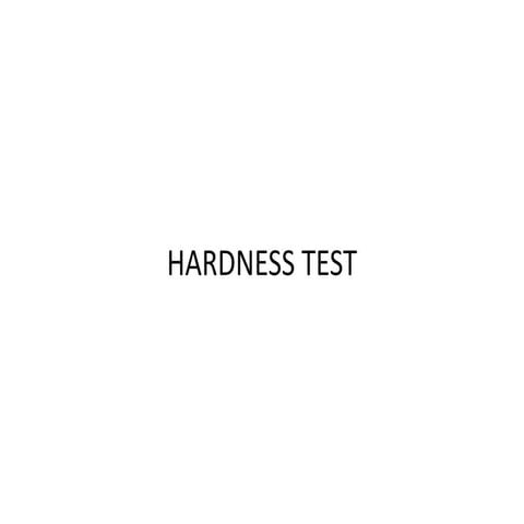 Hardness ppt