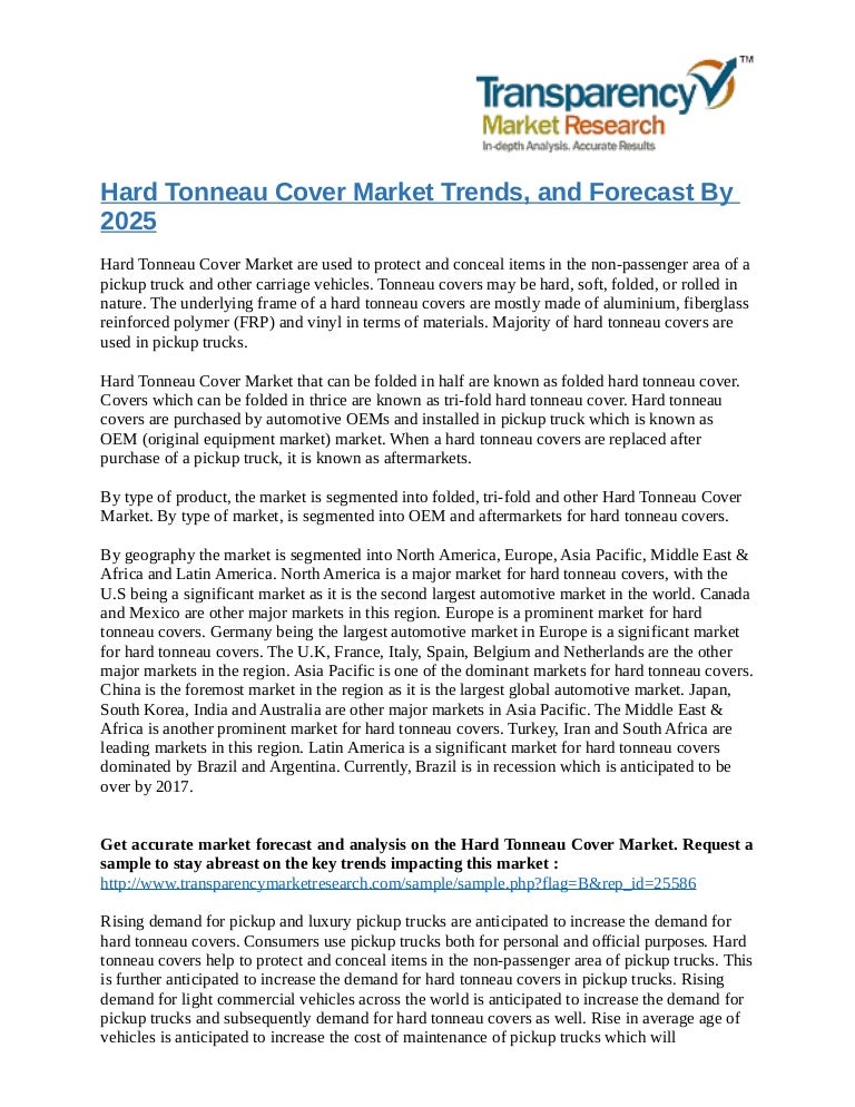 Hard Tonneau Cover Market