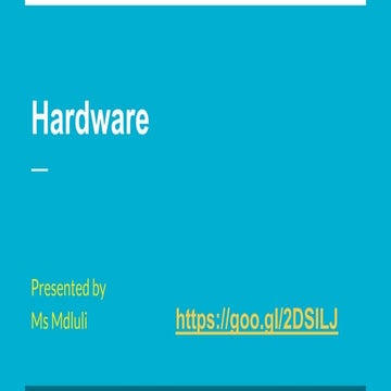 Hardware | PPT