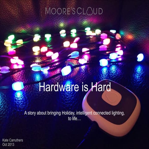 Hardware is Hard - Products are Hard Melbourne 2013