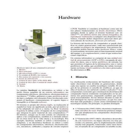 Nociones de hardware y soporte tecnico