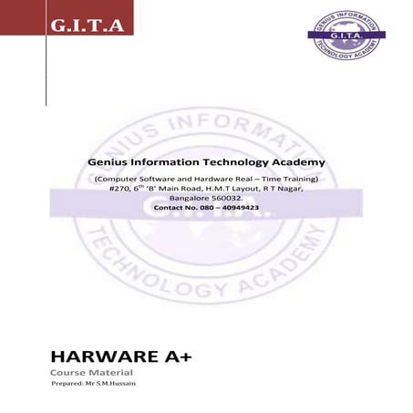 Computer Hardware A+ - GITAcademy