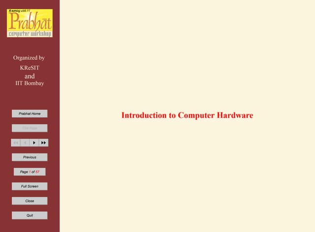 Computer Hardware Basics (Components to be understand)