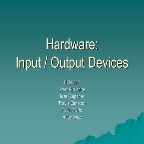 HardwareIODevice.ppt