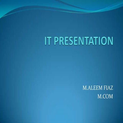Hardware it presentation