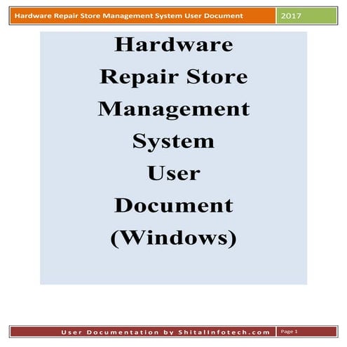 Medical store inventory management software user manual by shital ...