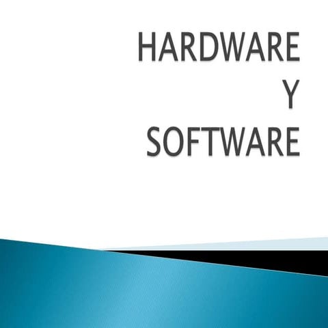 Fundamentos Informáticos Hardware Software | PPT