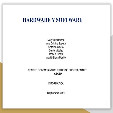Hardware  y software
