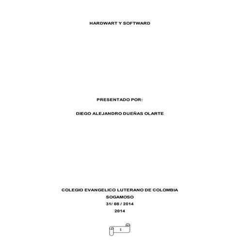 Hardwart y softward diego