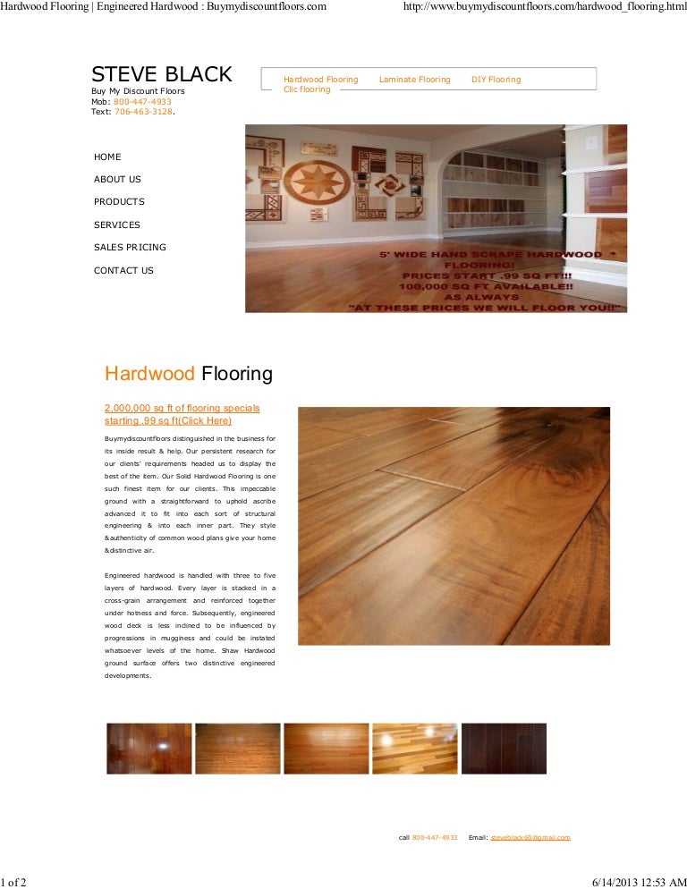 Hardwood Flooring Engineered Hardwood