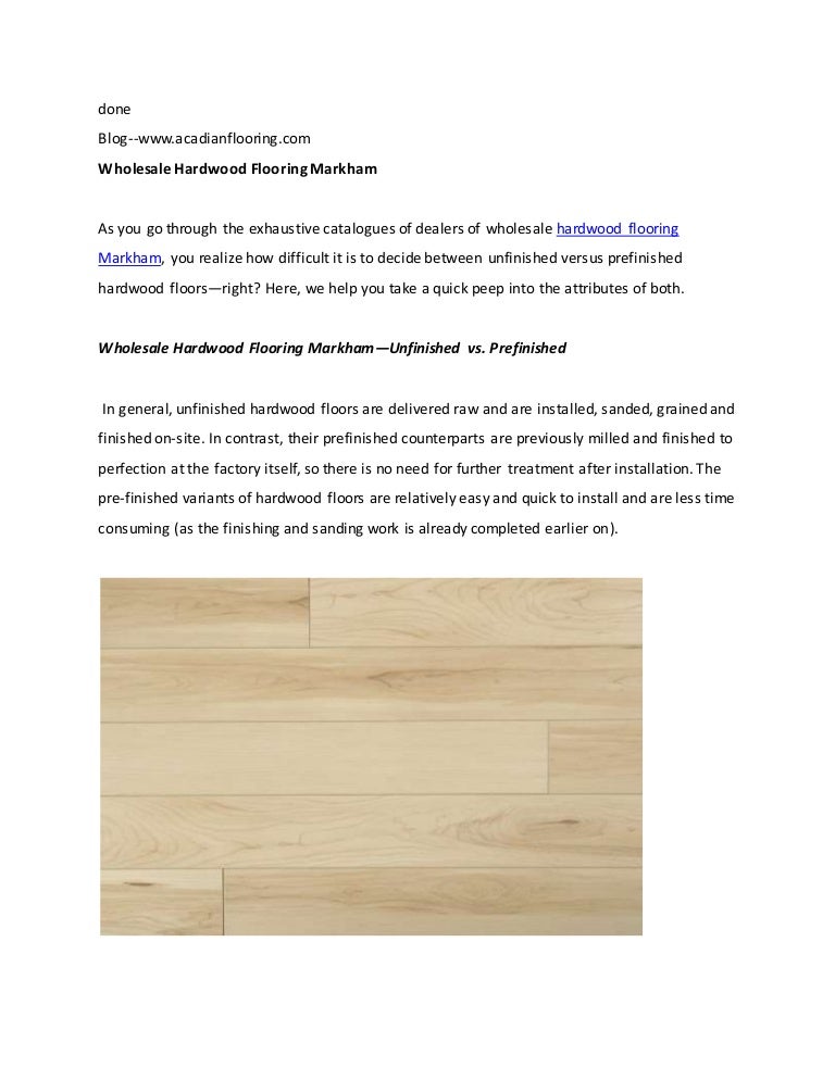 Hardwood Flooring Markham Hardwood Flooring Toronto