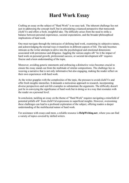 Work Life Balance Essay. University of Wyoming | PDF