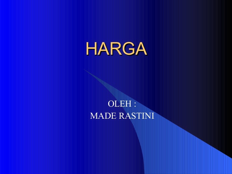Harga