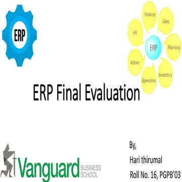 Basics of ERP