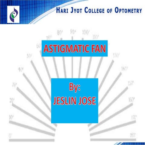  Astigmatic fan
