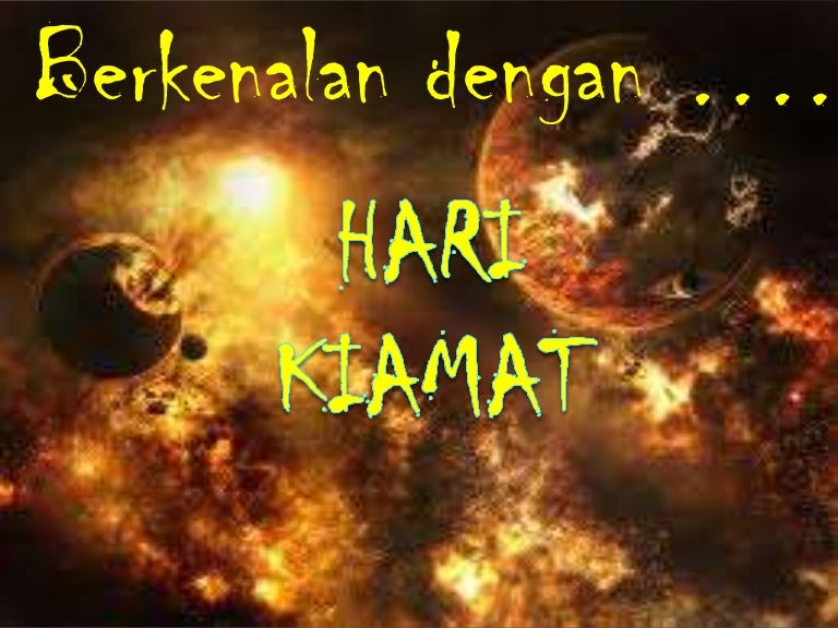 PPT Hari Kiamat - Tugas Agama kelas 9 SMP