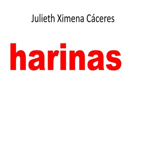 Harinas