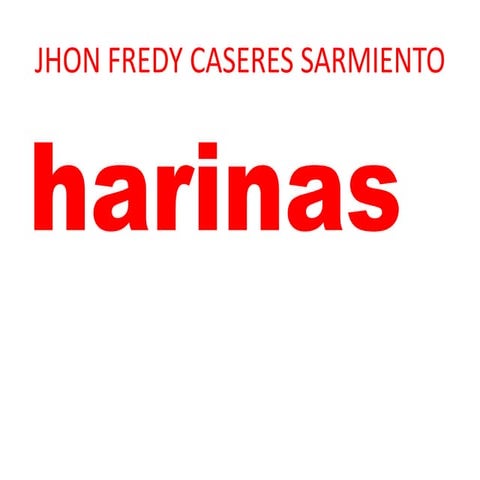 Harinas