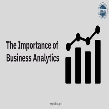 The Importance of Business Analytics | IABAC