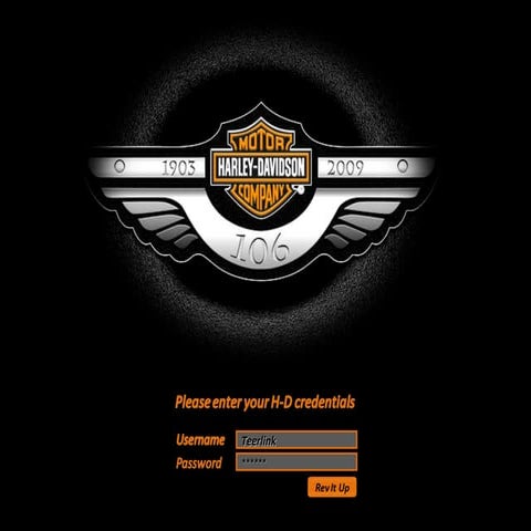 Brand Dashboard for Harley Davidson