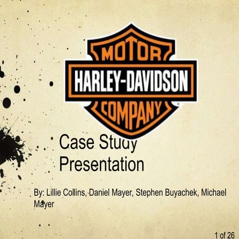 Harley davidson final | PPTX