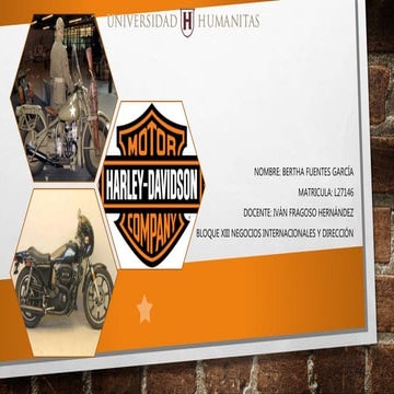 Harley davidson | PPTX