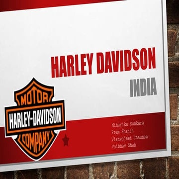 Harley davidson sgm ppt | PPTX