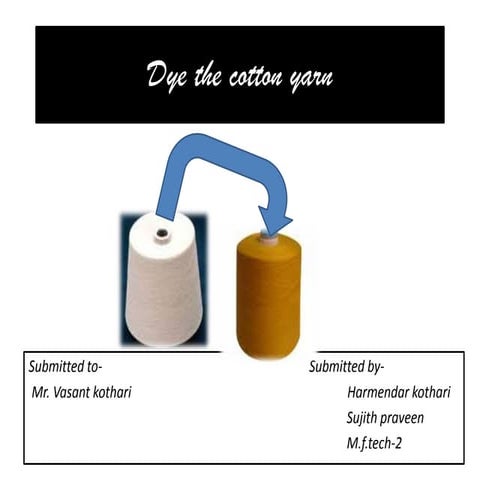 cotton dyeing