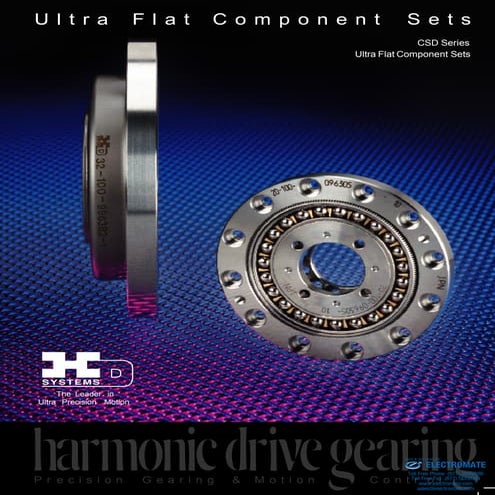 Harmonic drive ultra flat_component_specsheet | PDF