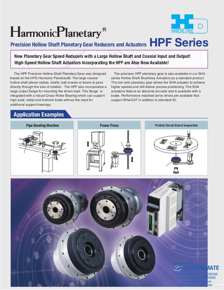 Harmonic hpf series_specsheet