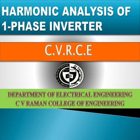 Harmonics analysis of single phase inverter
