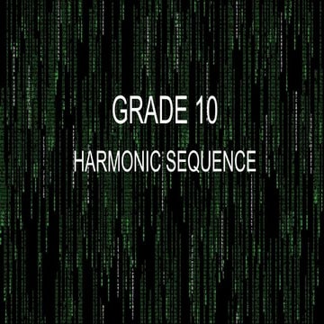 Harmonic Sequence...................pptx
