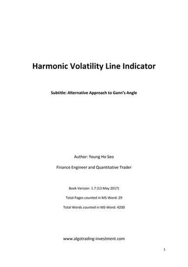 Harmonic Volatility Line Indicator - Alternative Approach to Gann’s Angle