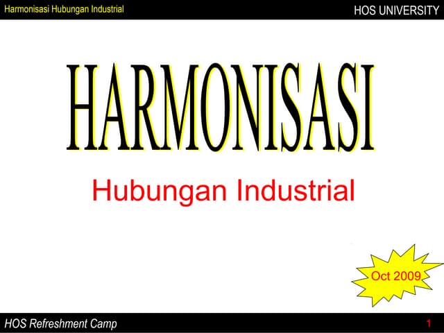Harmonisasi puk & pengusaha
