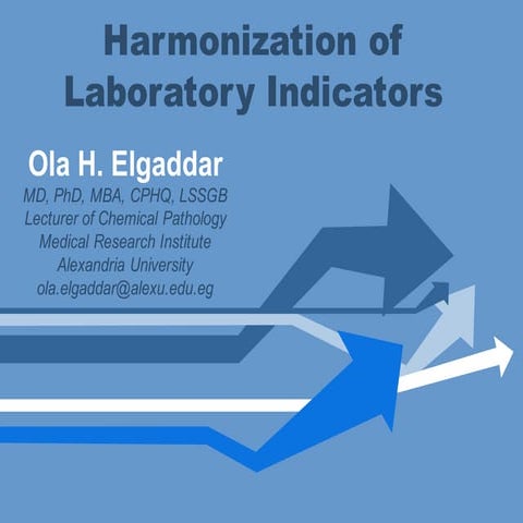 Harmonization of Laboratory Indicators, 09 03-2017