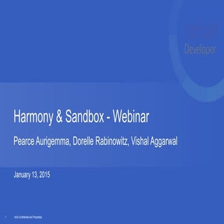 Harmony, Sandbox, and You: Intuit D...