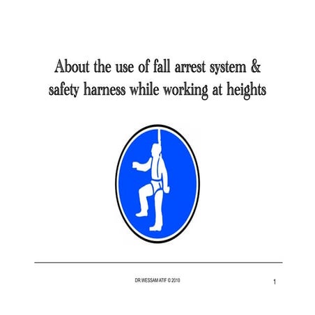 Safety harness - fall protection - Wessam Atif
