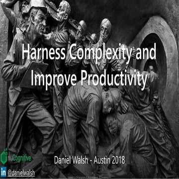 Harness Complexity To Improve Productivity by Daniel Walsh nuCognitive